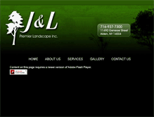 Tablet Screenshot of jlpremierlandscape.com